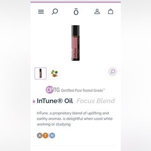 Doterra essential oil- InTune focus blend